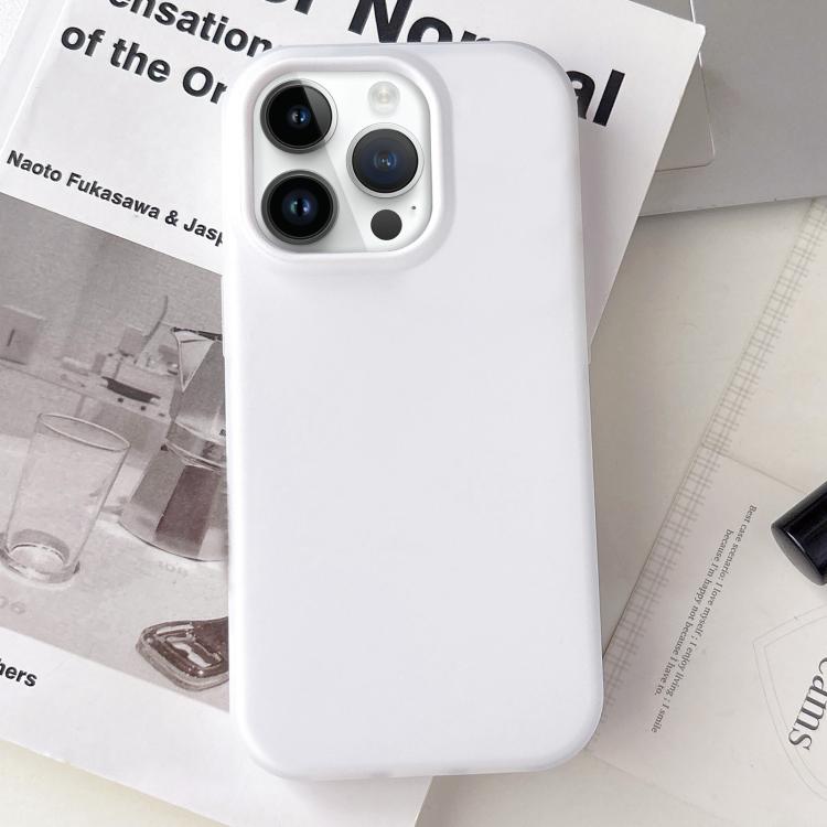 For iPhone 14 Pro Jelly Color Matte Feel PC Hybrid TPU Phone Case