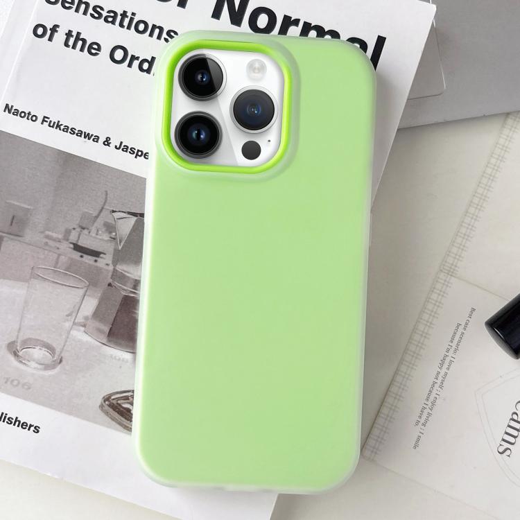 For iPhone 14 Pro Jelly Color Matte Feel PC Hybrid TPU Phone Case