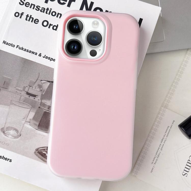 For iPhone 13 Pro Max Jelly Color Matte Feel PC Hybrid TPU Phone Case