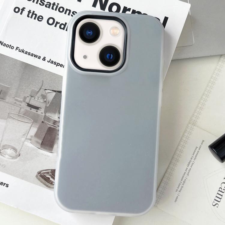 For iPhone 13 Jelly Color Matte Feel PC Hybrid TPU Phone Case