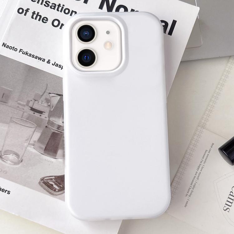 For iPhone 12 Jelly Color Matte Feel PC Hybrid TPU Phone Case
