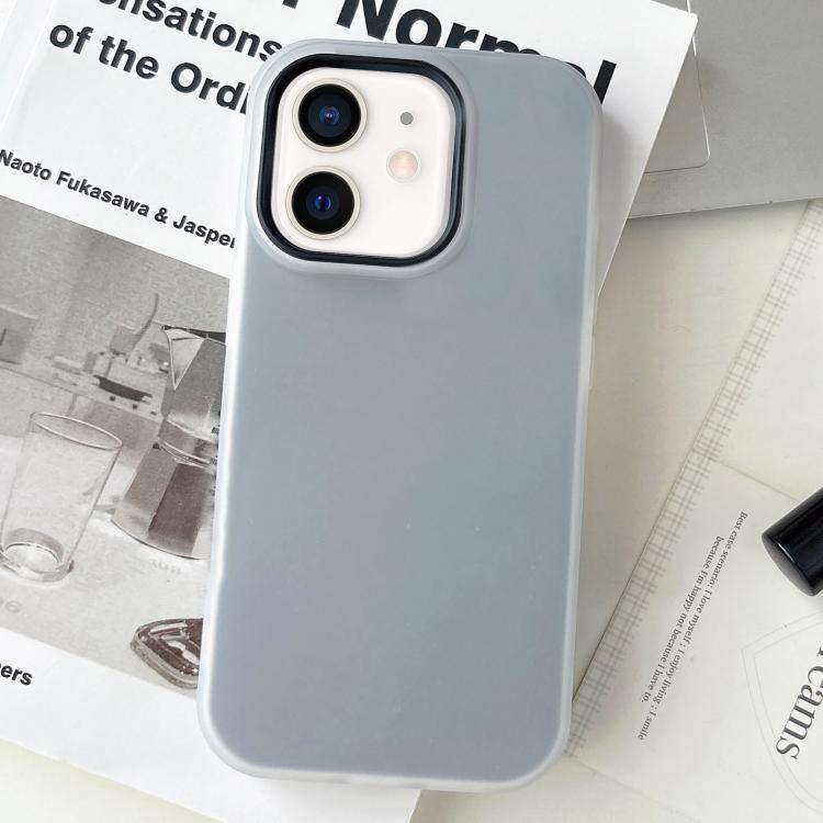 For iPhone 12 Jelly Color Matte Feel PC Hybrid TPU Phone Case