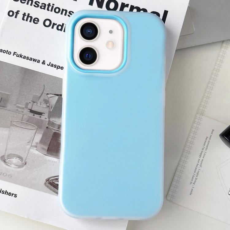 For iPhone 11 Jelly Color Matte Feel PC Hybrid TPU Phone Case