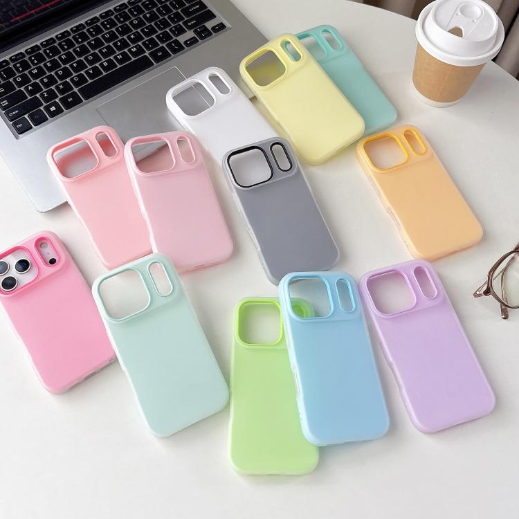 For iPhone 14 Jelly Color Matte Feel PC Hybrid TPU Phone Case