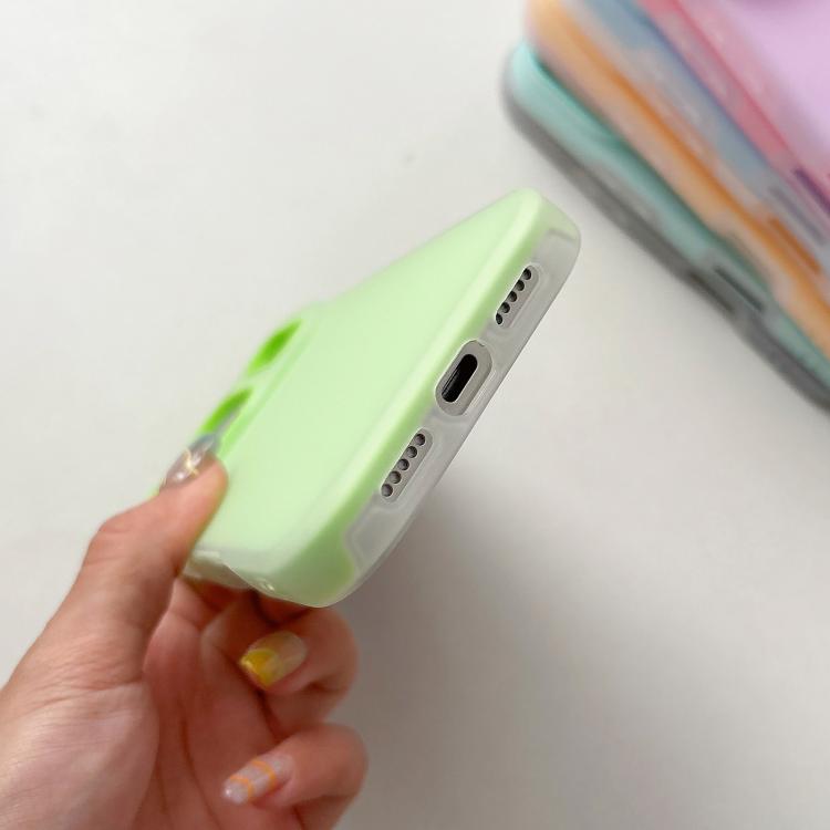 For iPhone 14 Jelly Color Matte Feel PC Hybrid TPU Phone Case