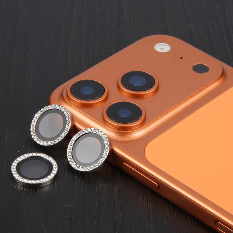 For iPhone 17 Pro 9H Point Drill Camera Lens Protector Ring