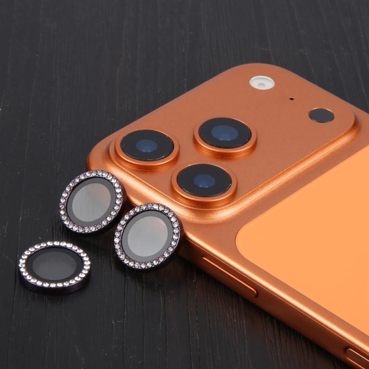 For iPhone 17 Pro 9H Point Drill Camera Lens Protector Ring