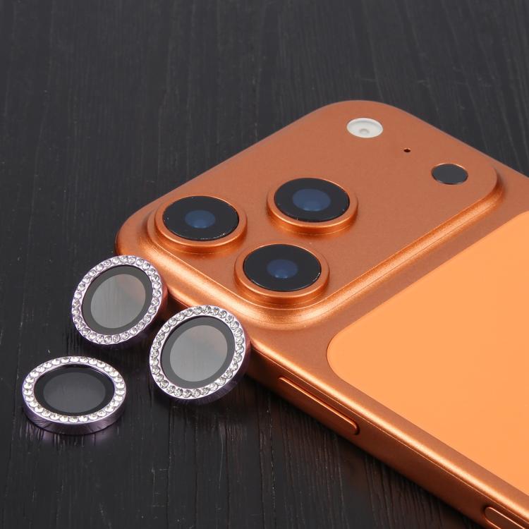 For iPhone 17 Pro 9H Point Drill Camera Lens Protector Ring