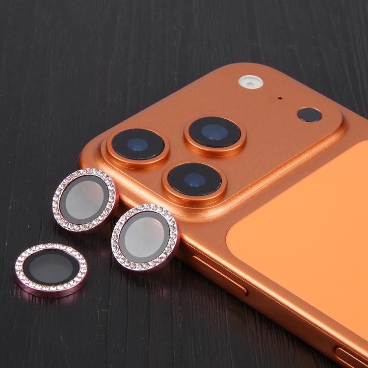 For iPhone 17 Pro 9H Point Drill Camera Lens Protector Ring