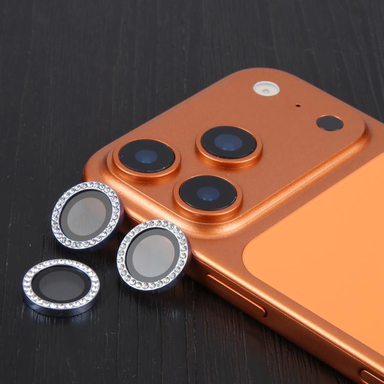 For iPhone 17 Pro 9H Point Drill Camera Lens Protector Ring