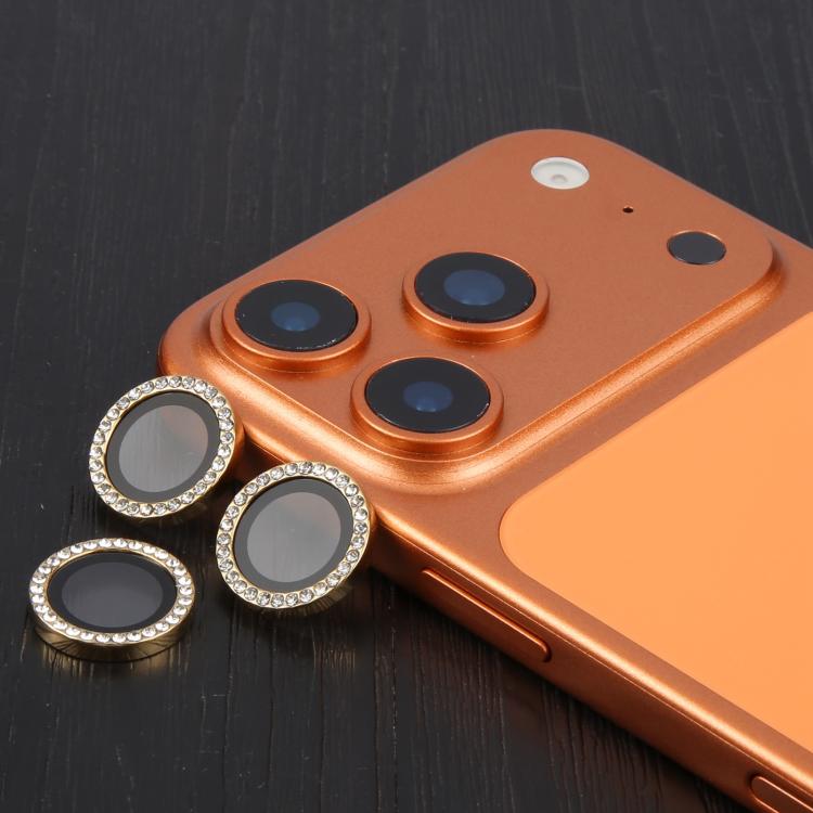 For iPhone 17 Pro 9H Point Drill Camera Lens Protector Ring