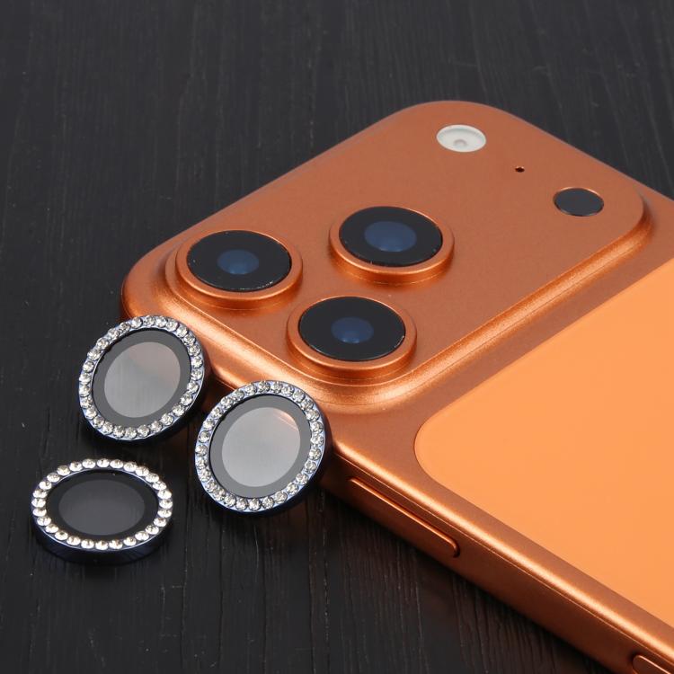 For iPhone 17 Pro 9H Point Drill Camera Lens Protector Ring
