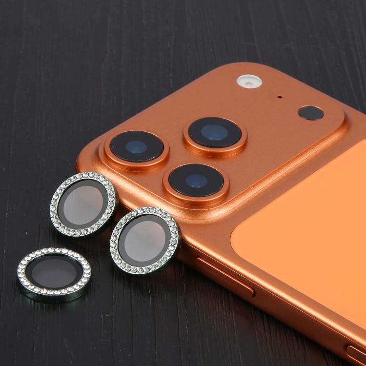 For iPhone 17 Pro 9H Point Drill Camera Lens Protector Ring
