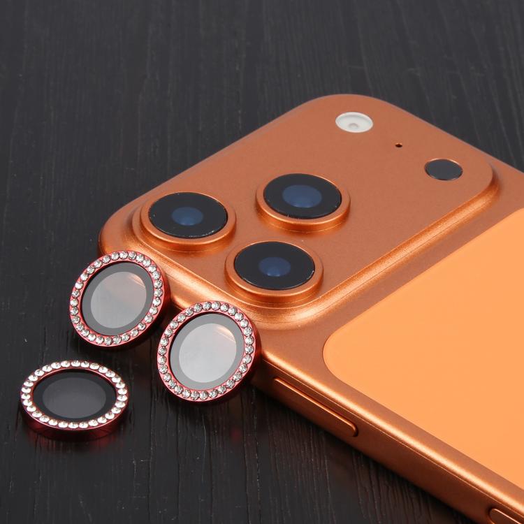 For iPhone 17 Pro 9H Point Drill Camera Lens Protector Ring