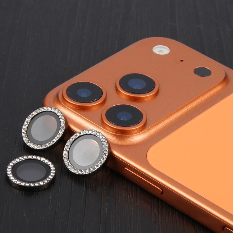 For iPhone 17 Pro 9H Point Drill Camera Lens Protector Ring