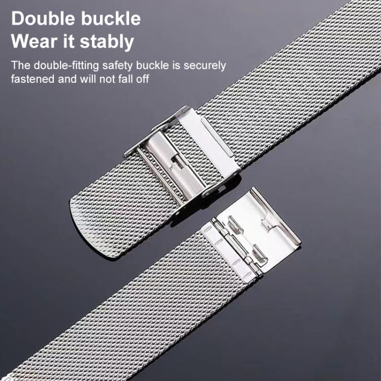14mm Milanese Buckle Stainless Steel Watch Band