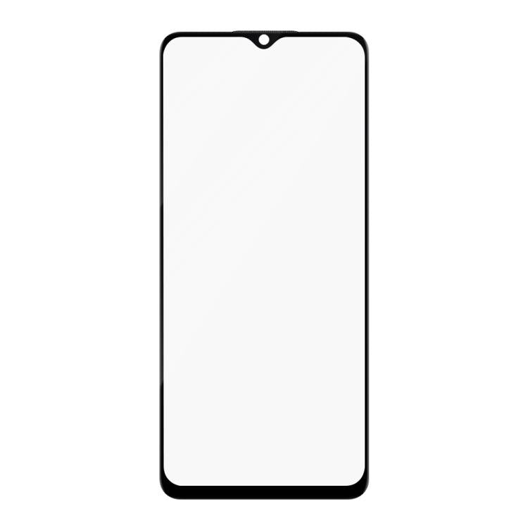 For Realme C35 Do As You Wish Silk Screen Printed HD Tempered Glass Film - Black