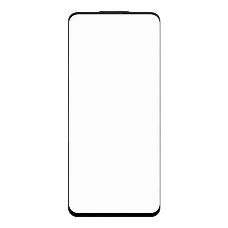 For Realme C55 Do As You Wish Silk Screen Printed HD Tempered Glass Film - Black