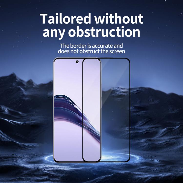 For Realme 13 Pro Do As You Wish Silk Screen Printed HD Tempered Glass Film - Black