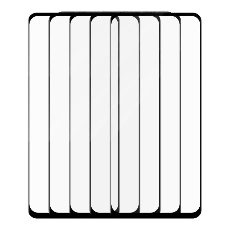 For Realme C65 5pcs / Pack Do As You Wish Silk Screen Printed HD Tempered Glass Film - Black