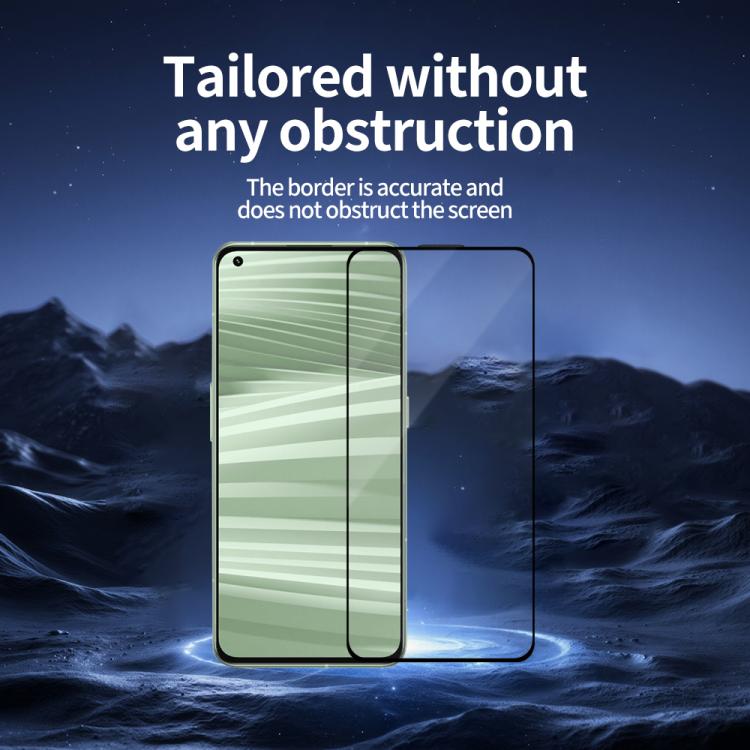 For Realme GT2 Pro 5pcs / Pack Do As You Wish Silk Screen Printed HD Tempered Glass Film - Black