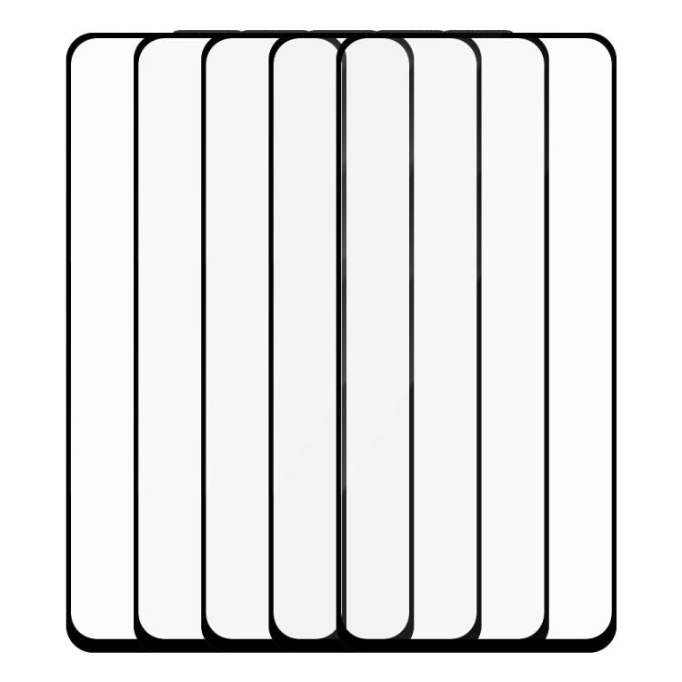 For Realme GT Neo3T 5pcs / Pack Do As You Wish Silk Screen Printed HD Tempered Glass Film - Black