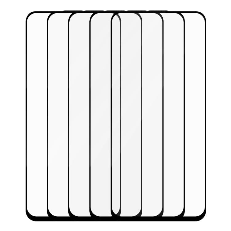 For Realme GT Neo 5pcs / Pack Do As You Wish Silk Screen Printed HD Tempered Glass Film - Black