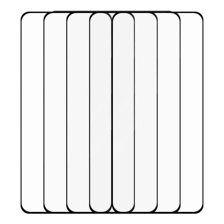 For Realme GT Neo3 5pcs / Pack Do As You Wish Silk Screen Printed HD Tempered Glass Film - Black