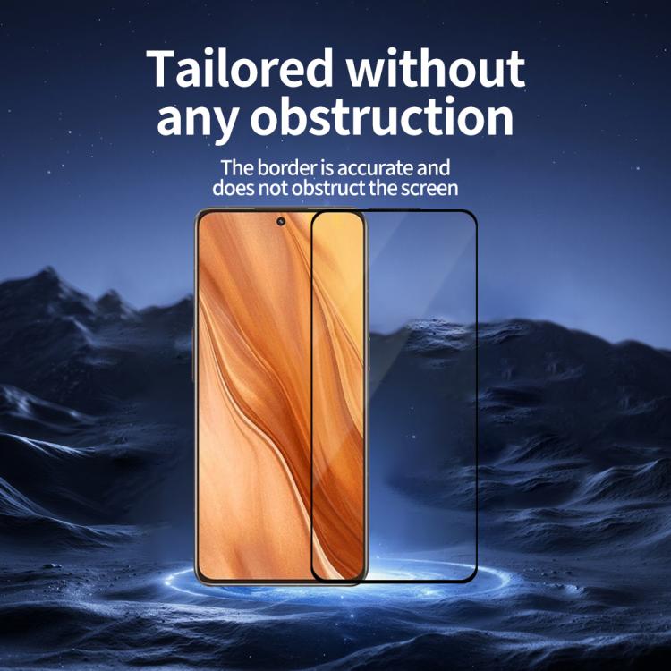 For Realme GT 2 Explorer Master 5pcs / Pack Do As You Wish Silk Screen Printed HD Tempered Glass Film - Black