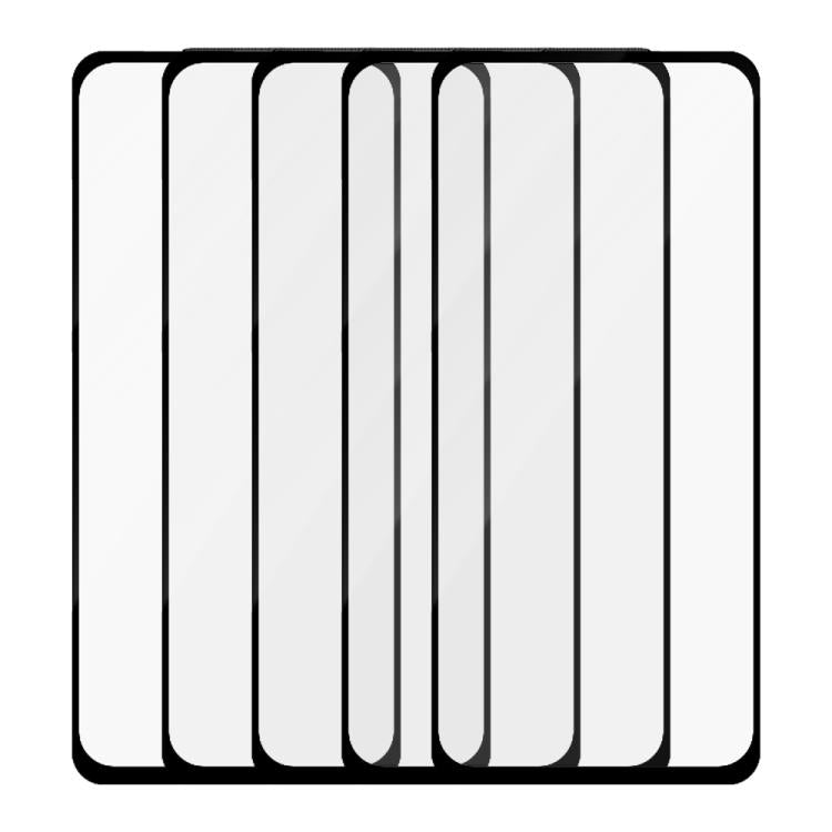 For Realme 12 Lite 5pcs / Pack Do As You Wish Silk Screen Printed HD Tempered Glass Film - Black