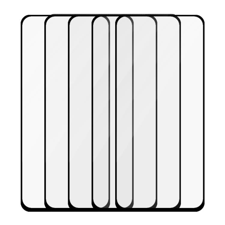 For Realme 12x 5pcs / Pack Do As You Wish Silk Screen Printed HD Tempered Glass Film - Black