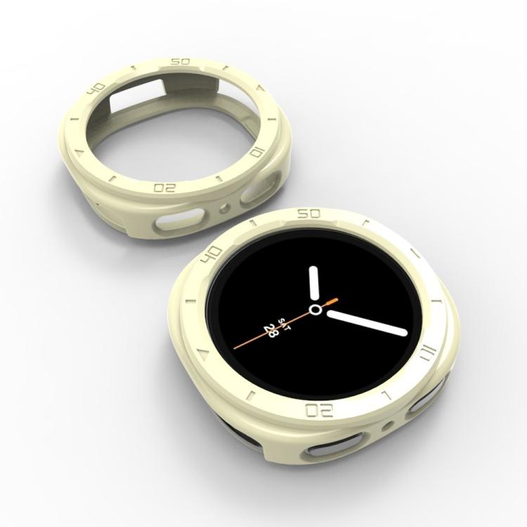 For Samsung Galaxy Watch8 40mm Half Coverage Hollow TPU Watch Protective Cover