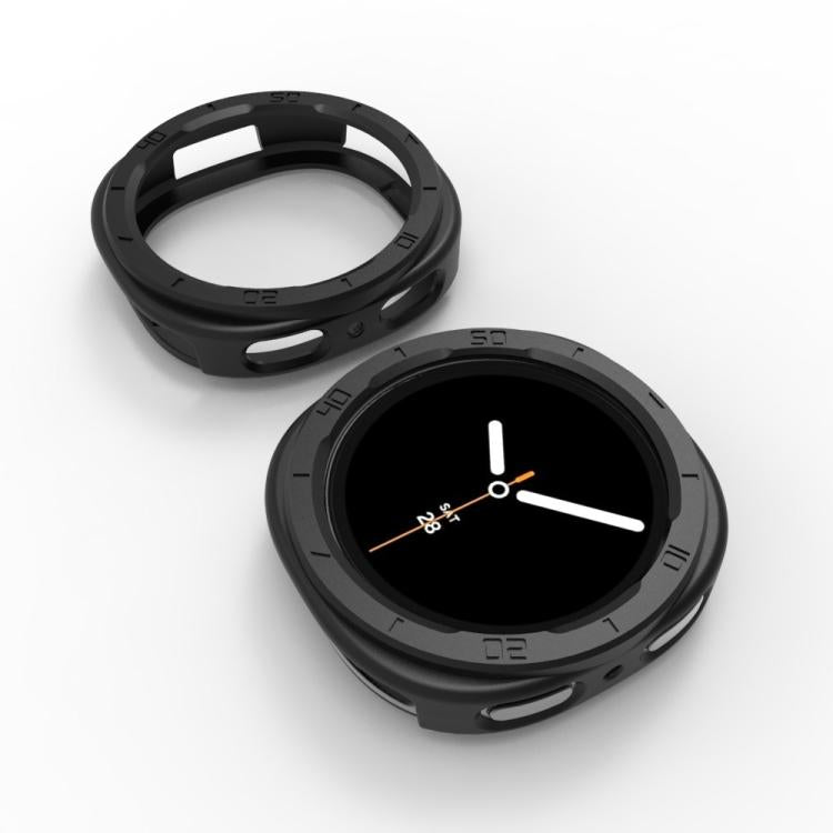 For Samsung Galaxy Watch8 44mm Half Coverage Hollow TPU Watch Protective Cover
