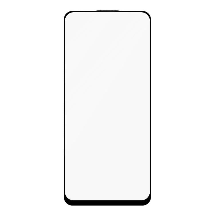 For Realme Q3s Do As You Wish Silk Screen Printed HD Tempered Glass Film - Black