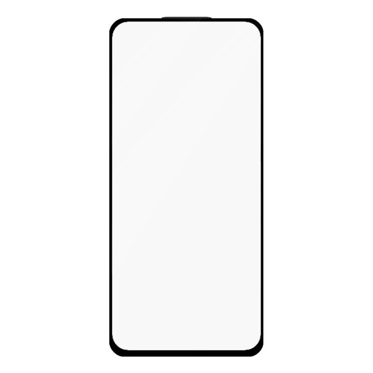 For Realme V50 / V50s Do As You Wish Silk Screen Printed HD Tempered Glass Film - Black