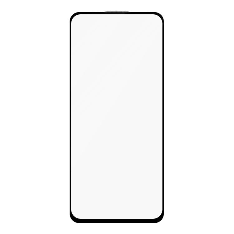 For Realme V23 Do As You Wish Silk Screen Printed HD Tempered Glass Film - Black