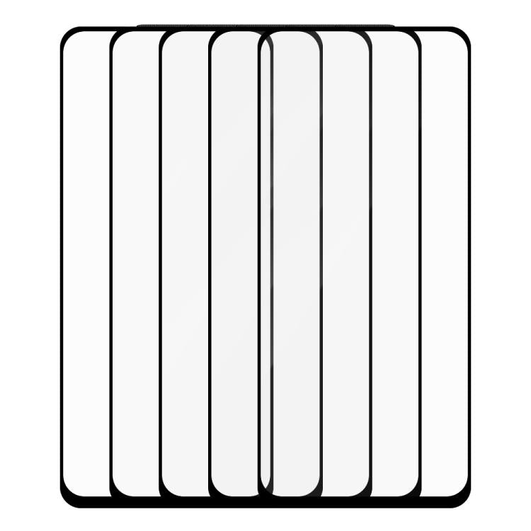 For Realme Narzo 50 4G 5pcs / Pack Do As You Wish Silk Screen Printed HD Tempered Glass Film - Black