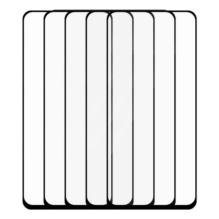 For Realme Narzo N65 5pcs / Pack Do As You Wish Silk Screen Printed HD Tempered Glass Film - Black