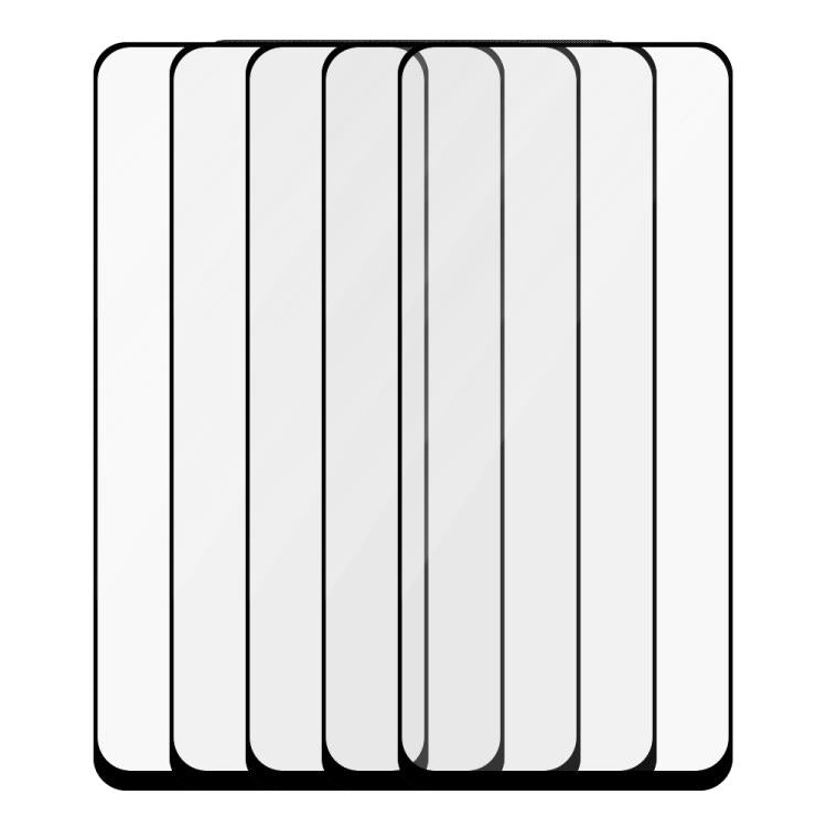 For Realme Q3s 5pcs / Pack Do As You Wish Silk Screen Printed HD Tempered Glass Film - Black