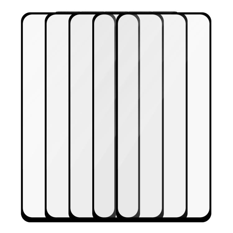 For Realme Q5 5pcs / Pack Do As You Wish Silk Screen Printed HD Tempered Glass Film - Black