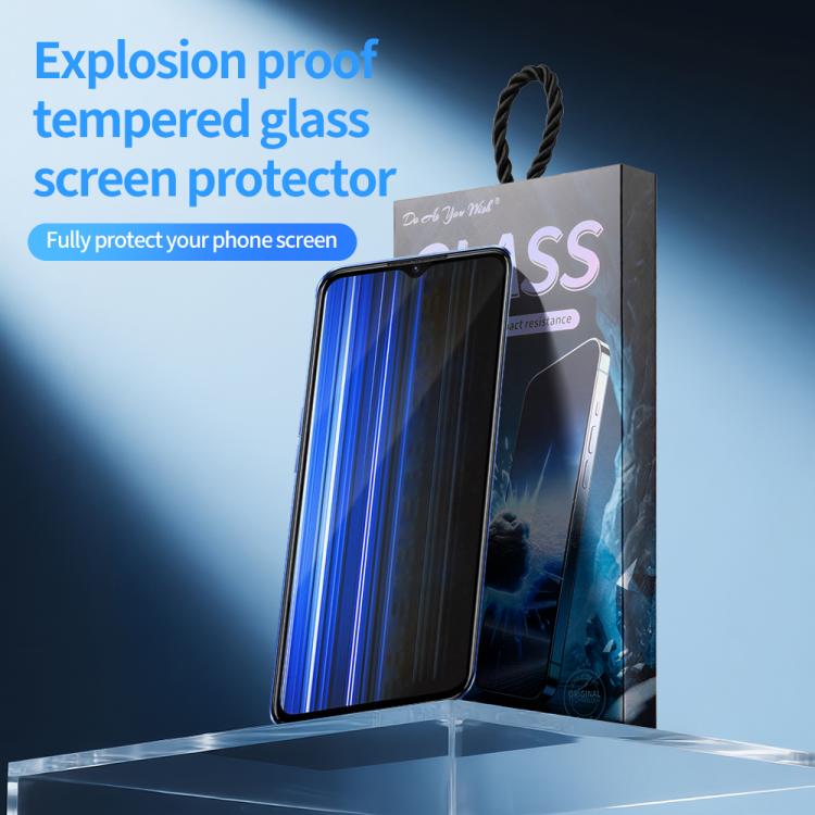 For Realme Q5i 5pcs / Pack Do As You Wish Silk Screen Printed HD Tempered Glass Film - Black