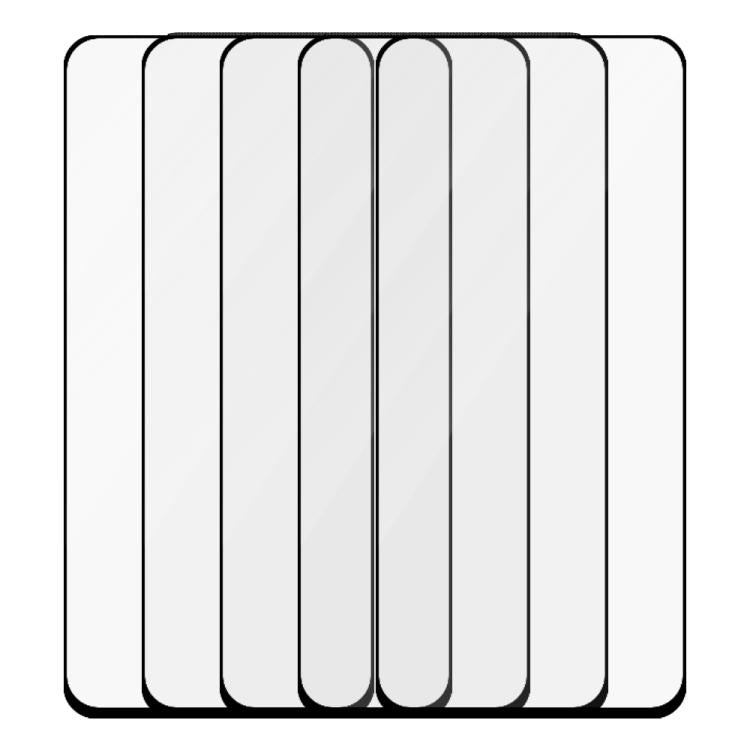For Realme P1 Speed 5pcs / Pack Do As You Wish Silk Screen Printed HD Tempered Glass Film - Black