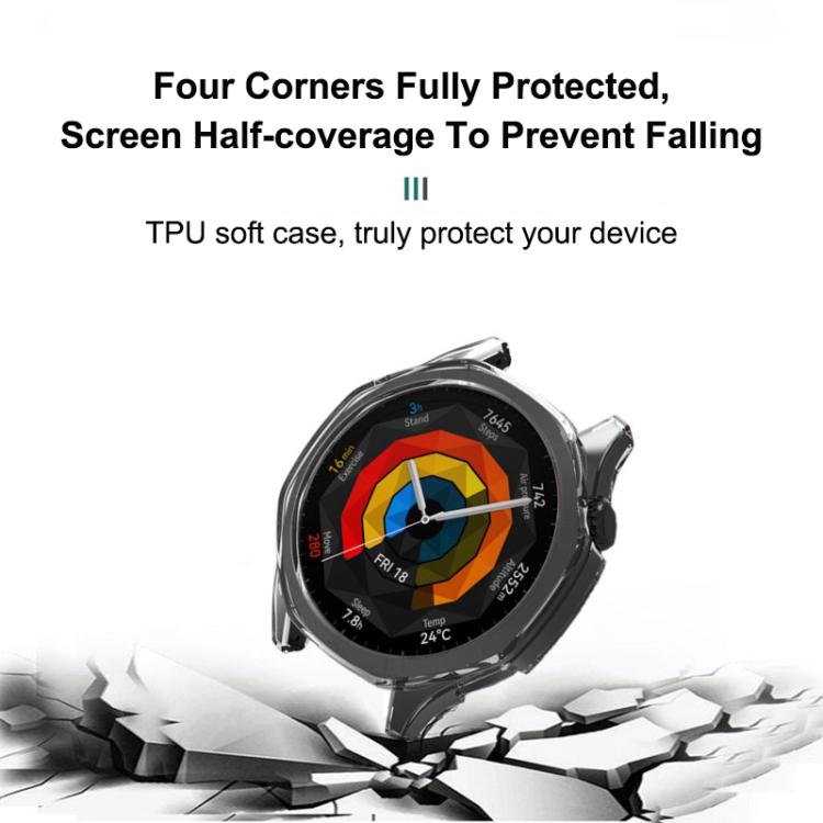 For Huawei Watch GT 6 46mm Half Coverage Hollow TPU Watch Protective Cover