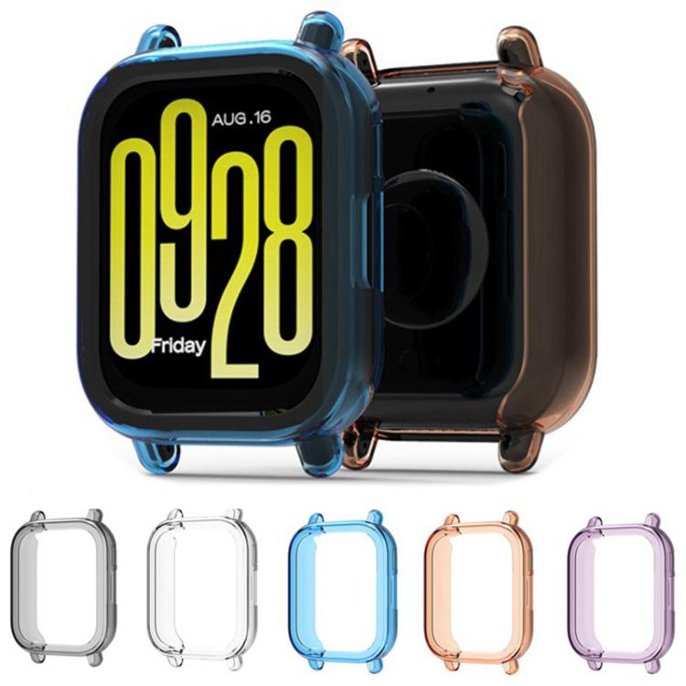 For Redmi Watch 5 Lite Half Coverage Hollow TPU Watch Protective Cover