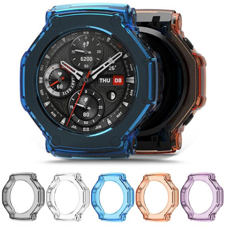 For Amazfit T-Rex 3 Half Coverage Hollow TPU Watch Protective Cover