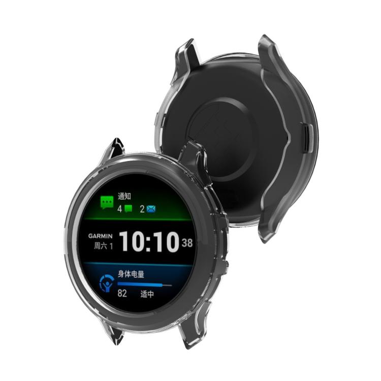 For Garmin Venu 3S Half Coverage Hollow TPU Watch Protective Cover