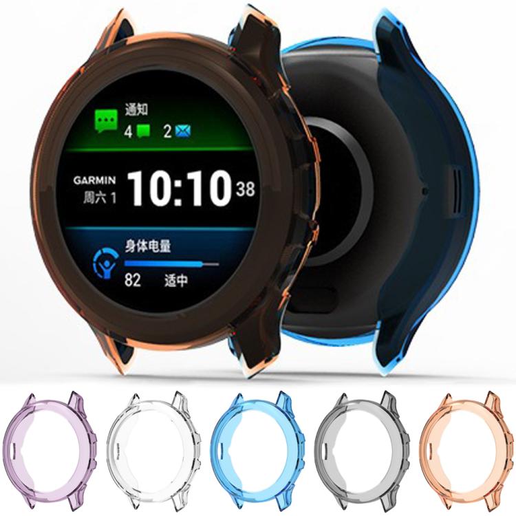 For Garmin Venu 3S Half Coverage Hollow TPU Watch Protective Cover