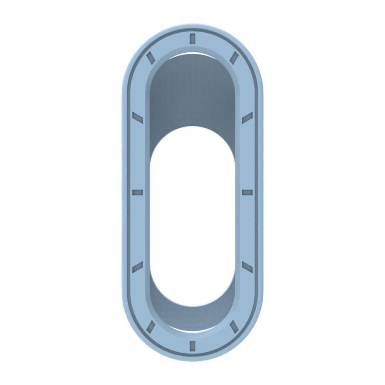 For Xiaomi Smart Band 10 / 9 / 8 NFC Half Coverage Hollow TPU Watch Protective Cover