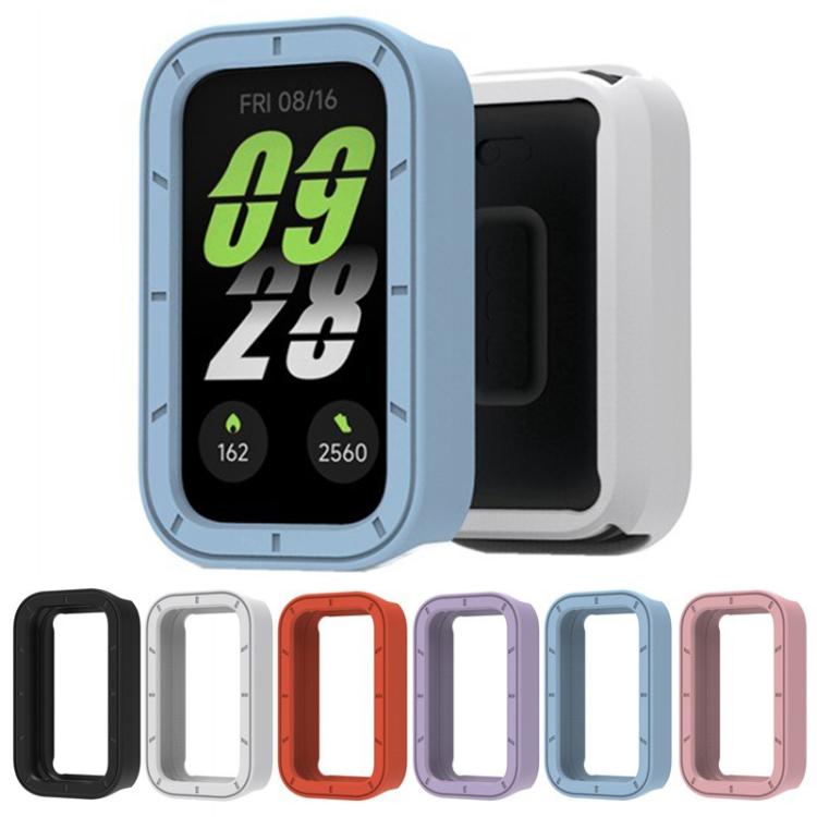 For Xiaomi Smart Band 9 Pro Active / Redmi Band 3 Half Coverage Hollow TPU Watch Protective Cover