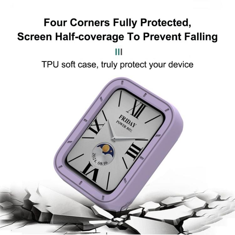 For Xiaomi Smart Band 9 Pro Half Coverage Hollow TPU Watch Protective Cover
